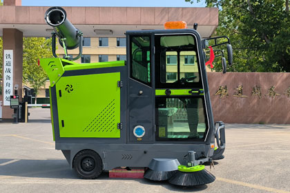 中共铁道战备舟桥处委员会引进莱特扫地车 科技赋能焕新颜